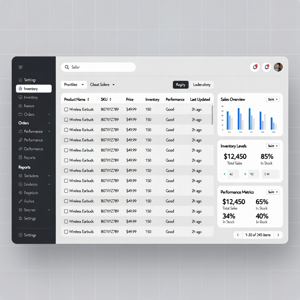 Bulk listing upload mock